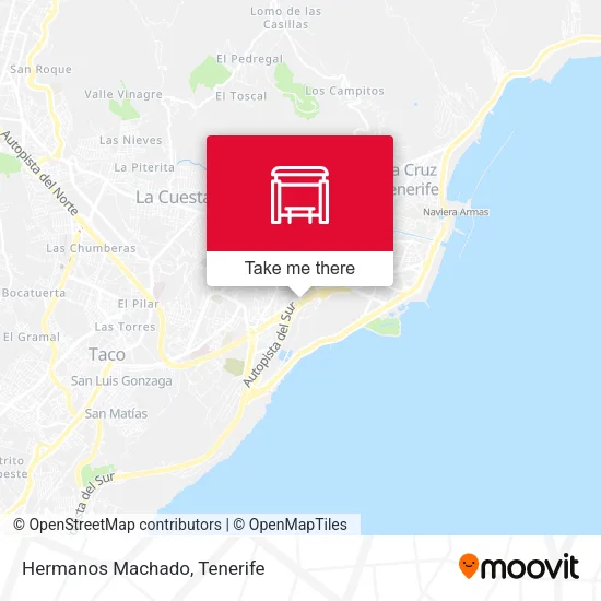 Hermanos Machado map