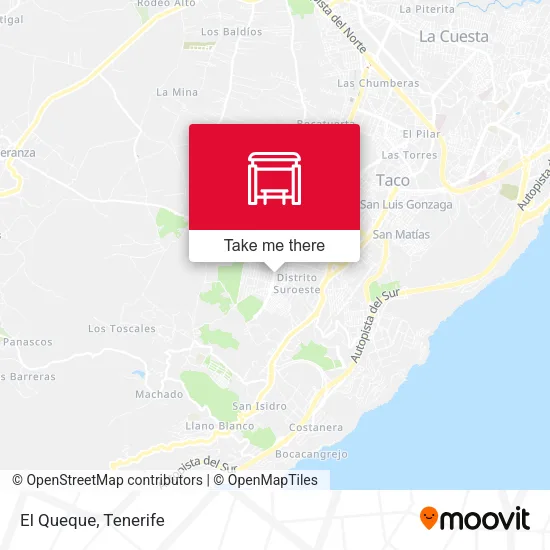 El Queque map