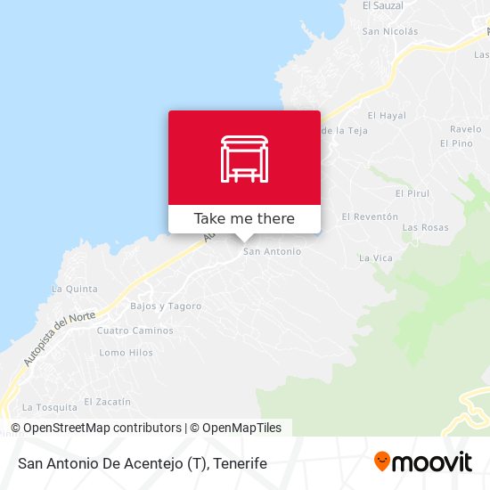San Antonio De Acentejo (T) map