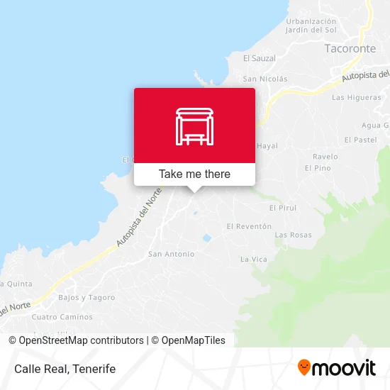 Calle Real map