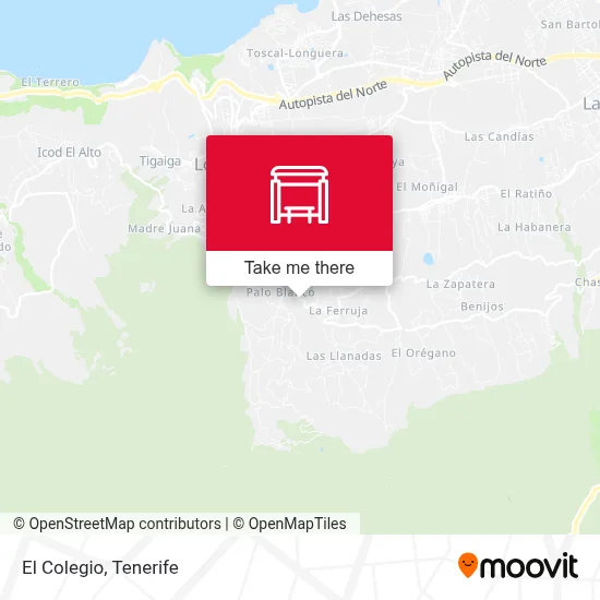 El Colegio map