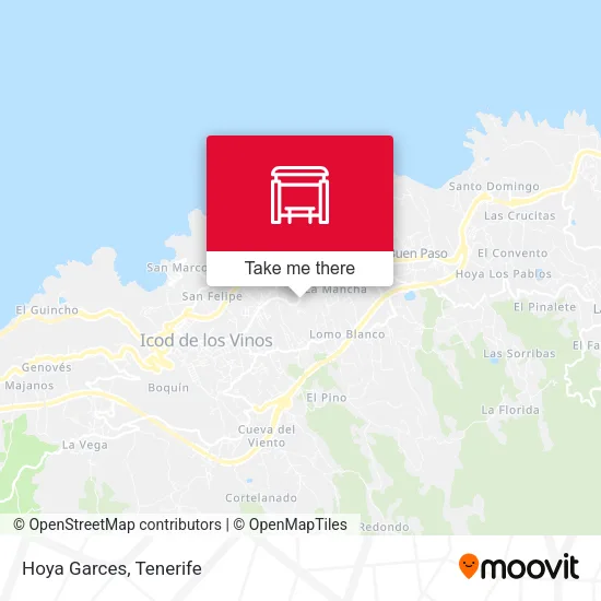 Hoya Garces map