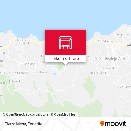 Tierra Mesa map