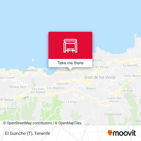 El Guincho (T) map