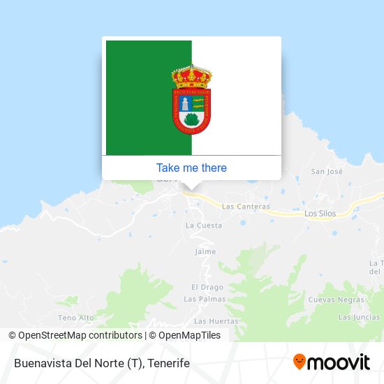 mapa Buenavista Del Norte (T)