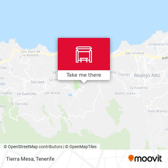 Tierra Mesa map