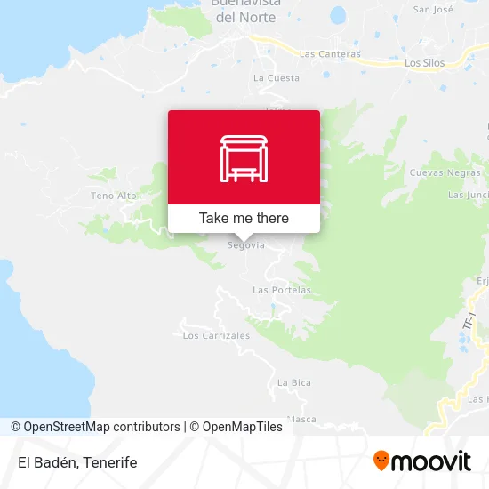 El Badén map