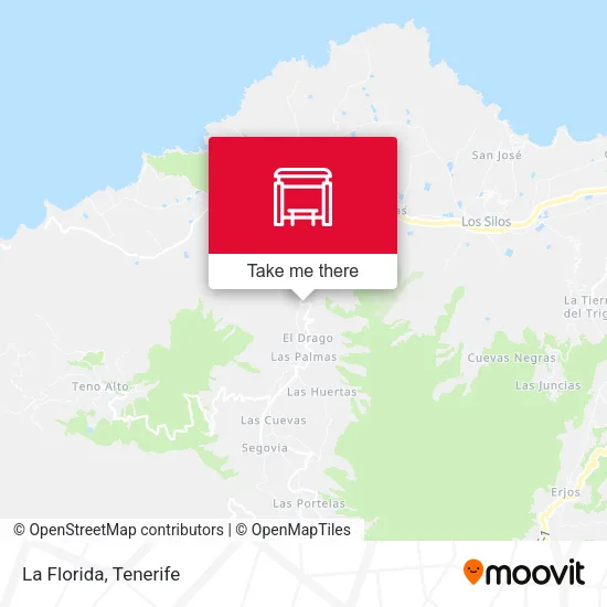 La Florida map