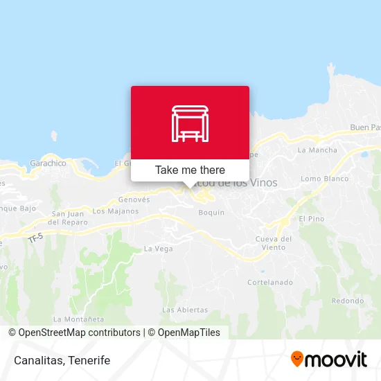 Canalitas map