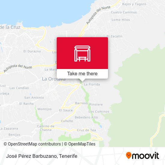 José Pérez Barbuzano map