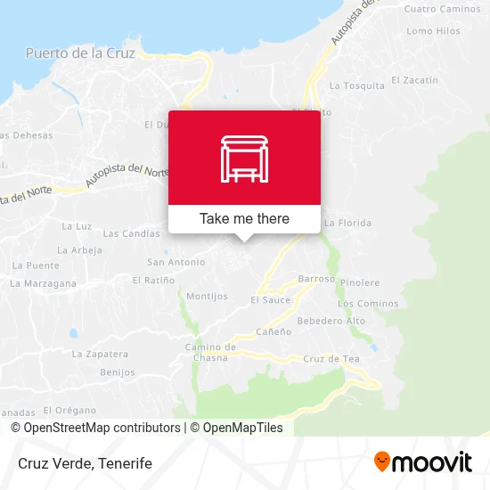 Cruz Verde map
