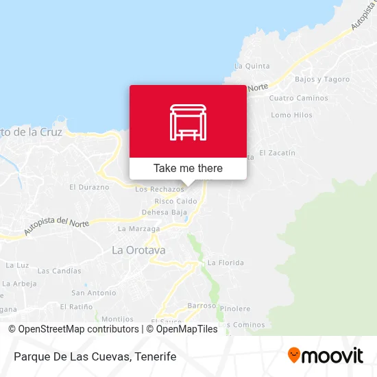 Parque De Las Cuevas map