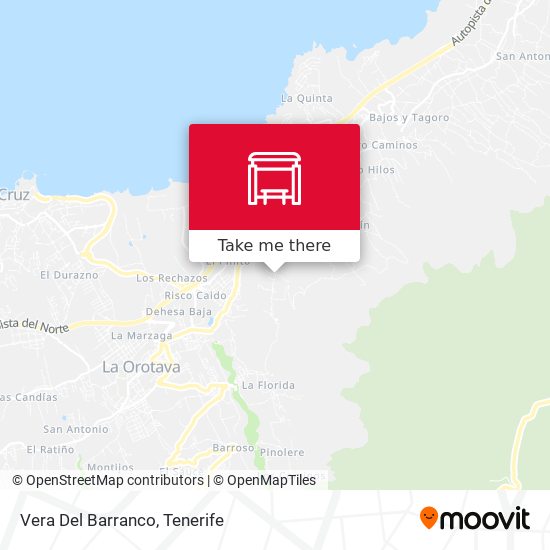 mapa Vera Del Barranco