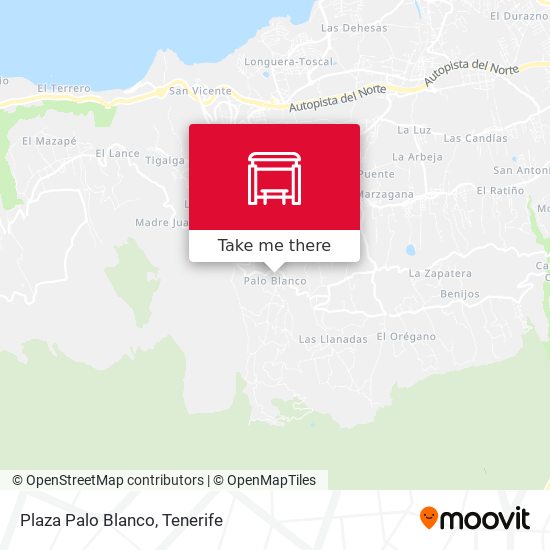 Plaza Palo Blanco map