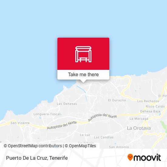 Puerto De La Cruz map