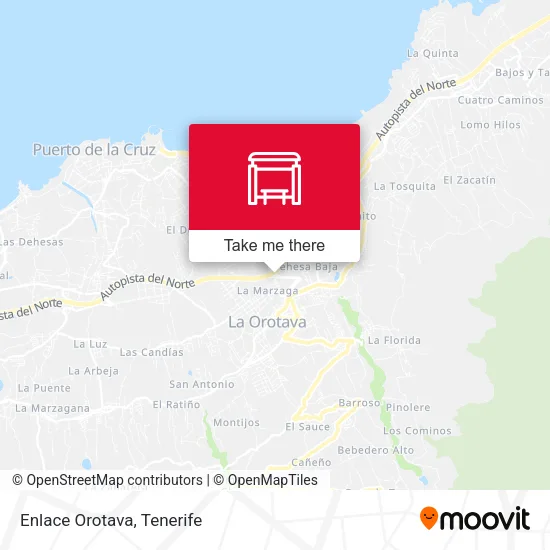 Enlace Orotava map