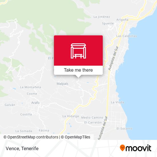 Vence map