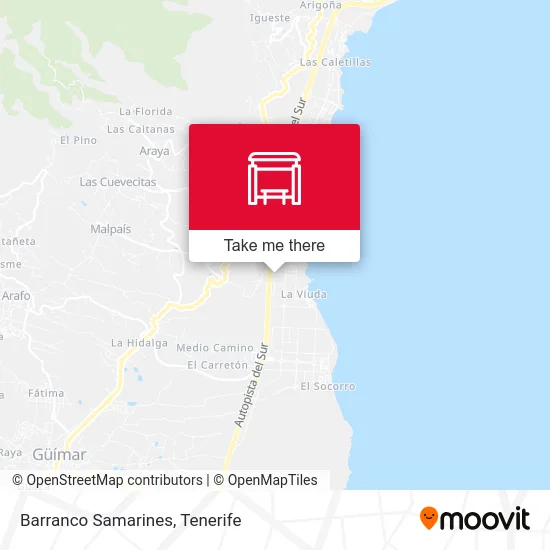 Barranco Samarines map
