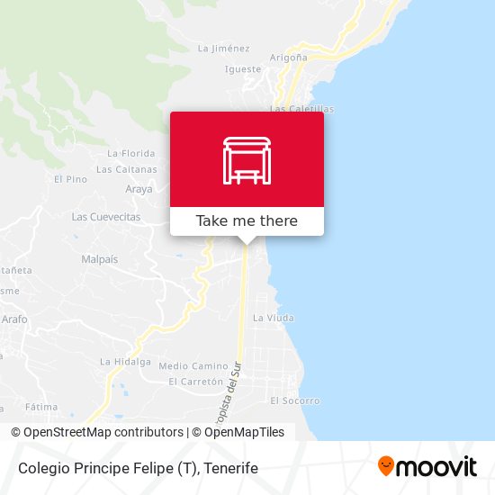 mapa Colegio Principe Felipe (T)