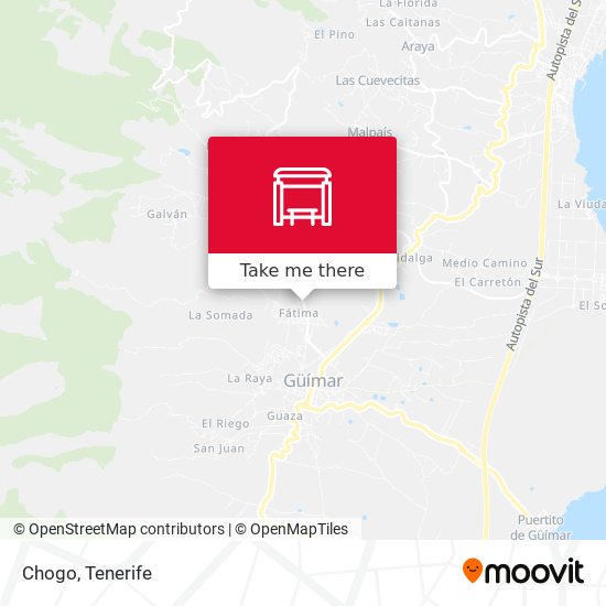 Chogo map