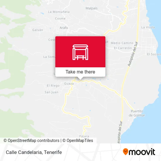 Calle Candelaria map