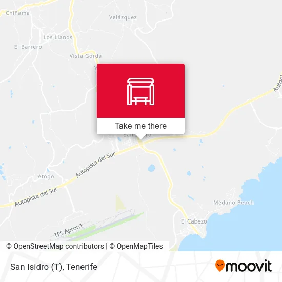 San Isidro (T) map
