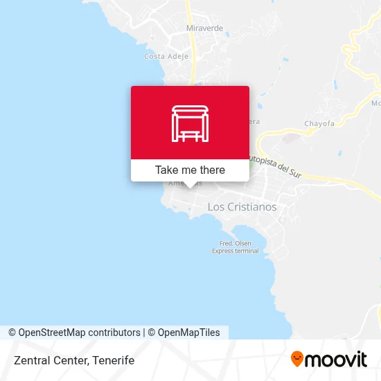 Zentral Center map