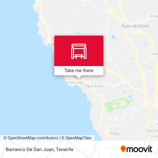 Barranco De San Juan map