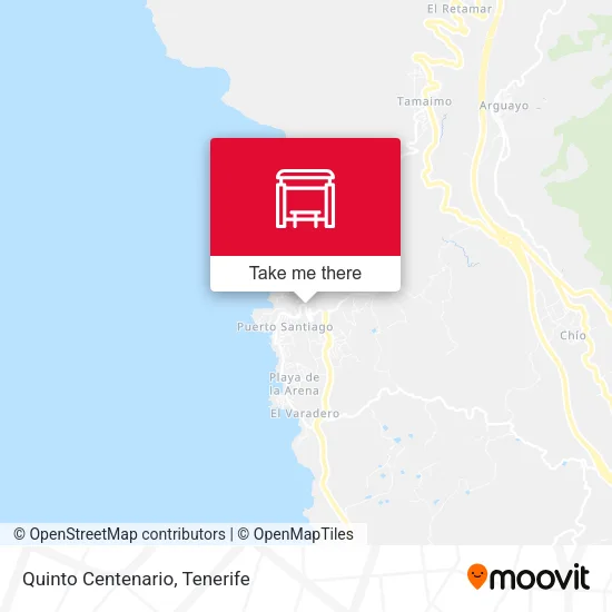 Quinto Centenario map