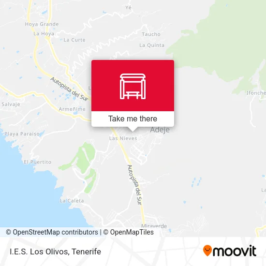 I.E.S. Los Olivos map