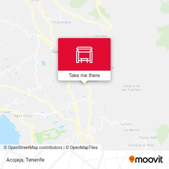 Acojeja map