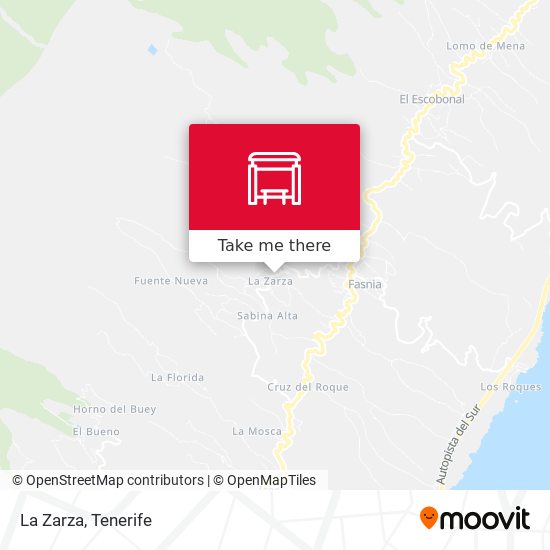 La Zarza map