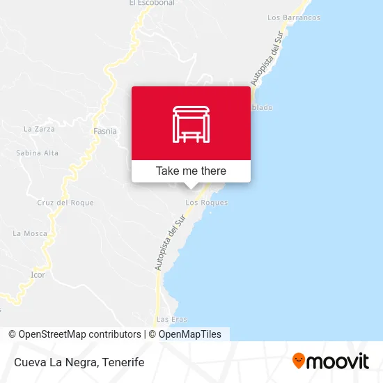 Cueva La Negra map