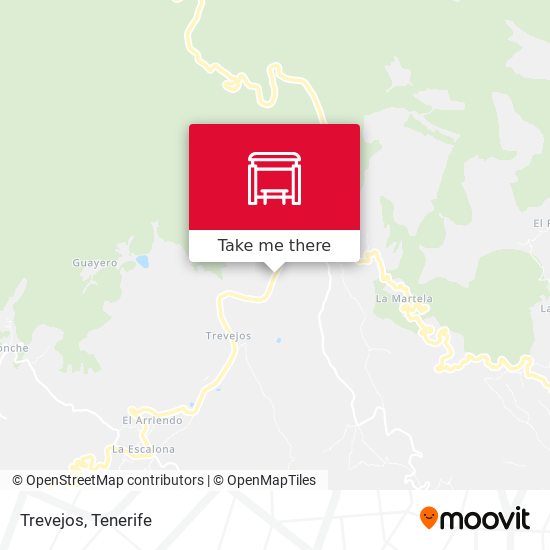 Trevejos map