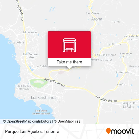 Parque Las Aguilas map