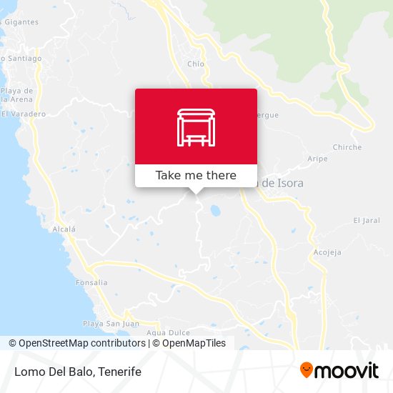 Lomo Del Balo map