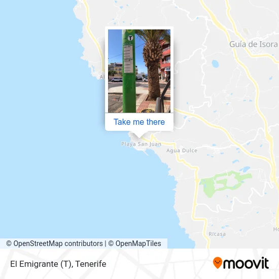 El Emigrante (T) map