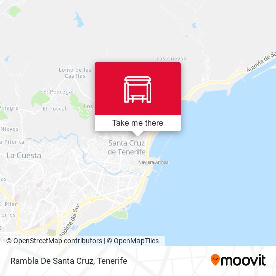 mapa Rambla De Santa Cruz