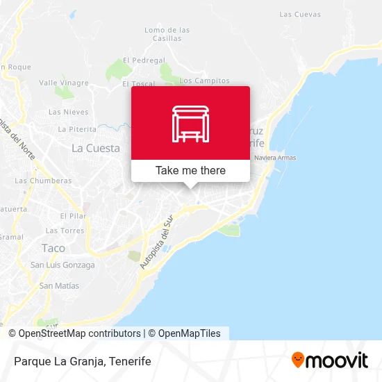 Parque La Granja map