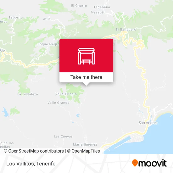 Los Vallitos map