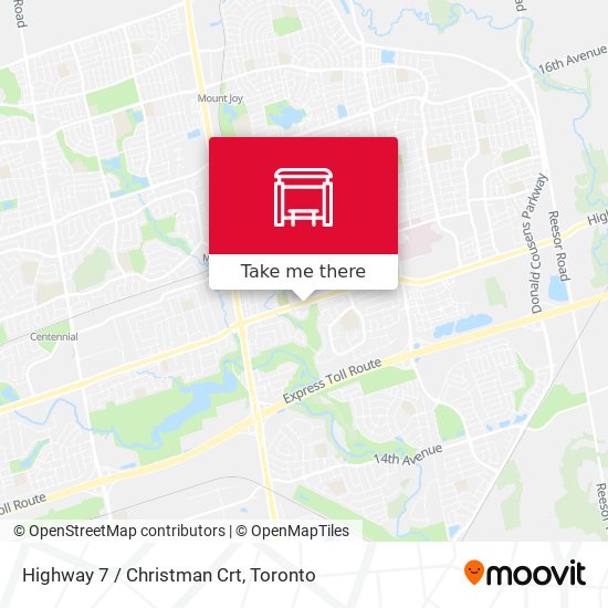 Highway 7 / Christman Crt map