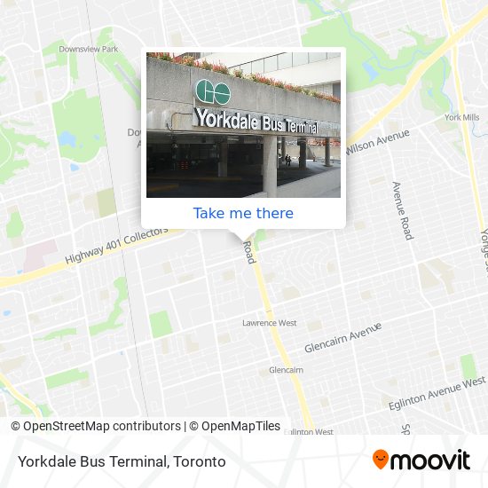 Yorkdale Bus Terminal plan
