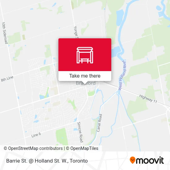 Barrie St. @ Holland St. W. map