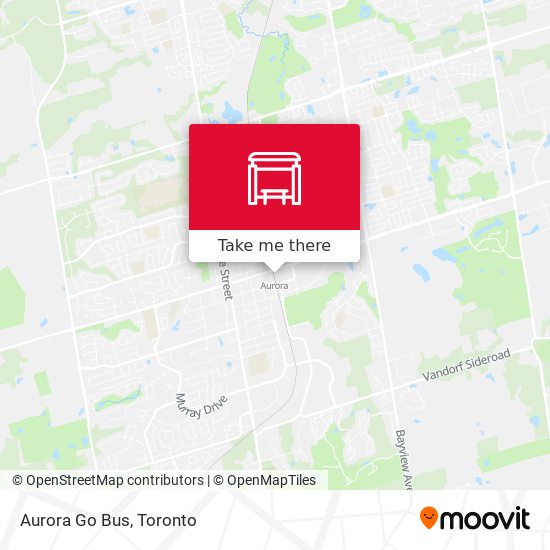 Aurora Go Bus map