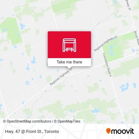 Hwy. 47 @ Front St. map