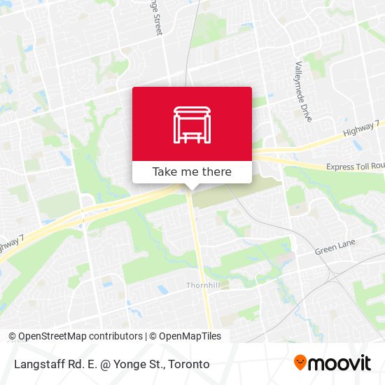 Langstaff Rd. E. @ Yonge St. map
