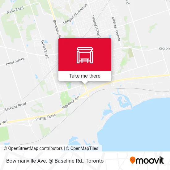 Bowmanville Ave. @ Baseline Rd. map