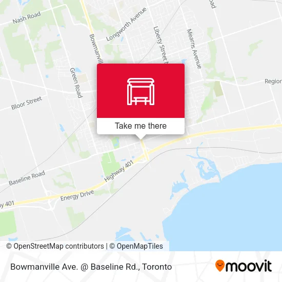 Bowmanville Ave. @ Baseline Rd. map