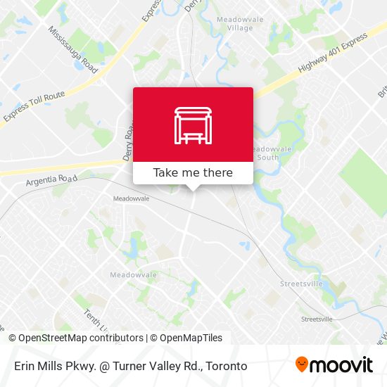 Erin Mills Pkwy. @ Turner Valley Rd. map