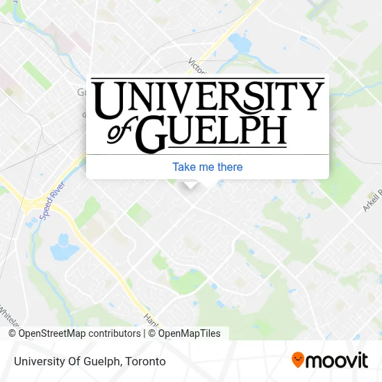University Of Guelph map